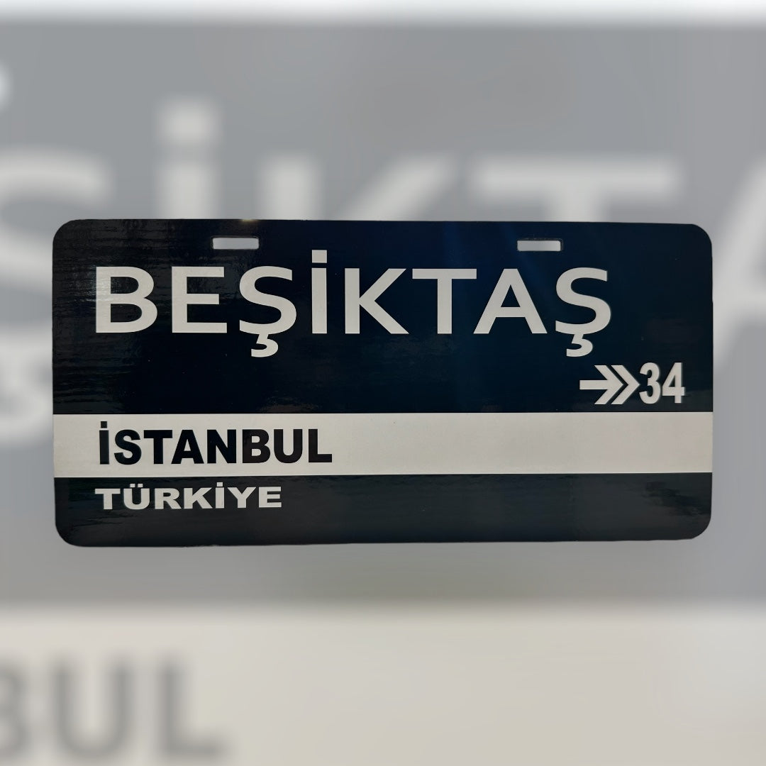 Beşiktaş Sokak Tabelası