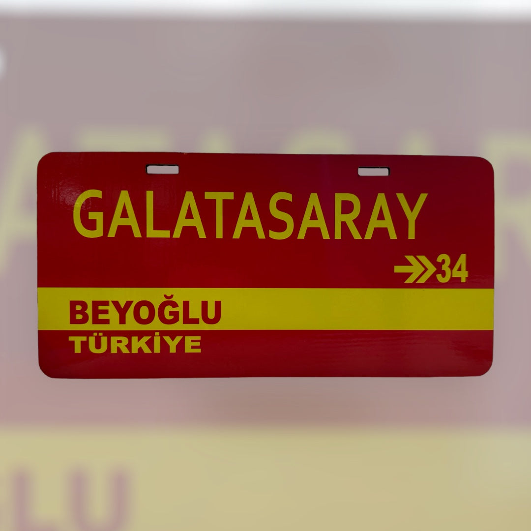 Galatasaray Sokak Tabelası