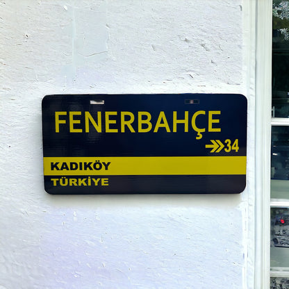 Fenerbahçe Sokak Tabelası